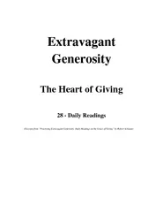 Extravagant Generosity The Heart of Giving   Daily Rea