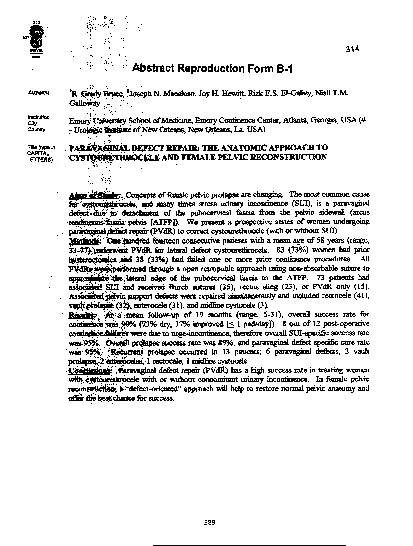 Abstract Reproduction