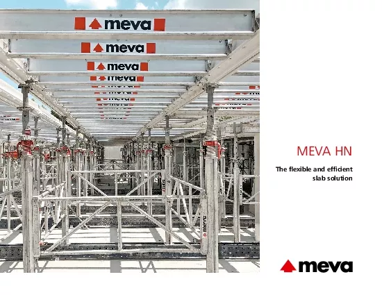 PDF-MEVA HNThe fast e31cient laborsaving solution for concrete The MEVA H