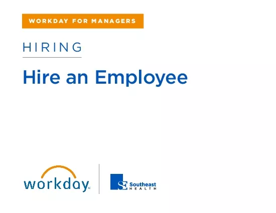 WORKDAY FOR MANAGERS