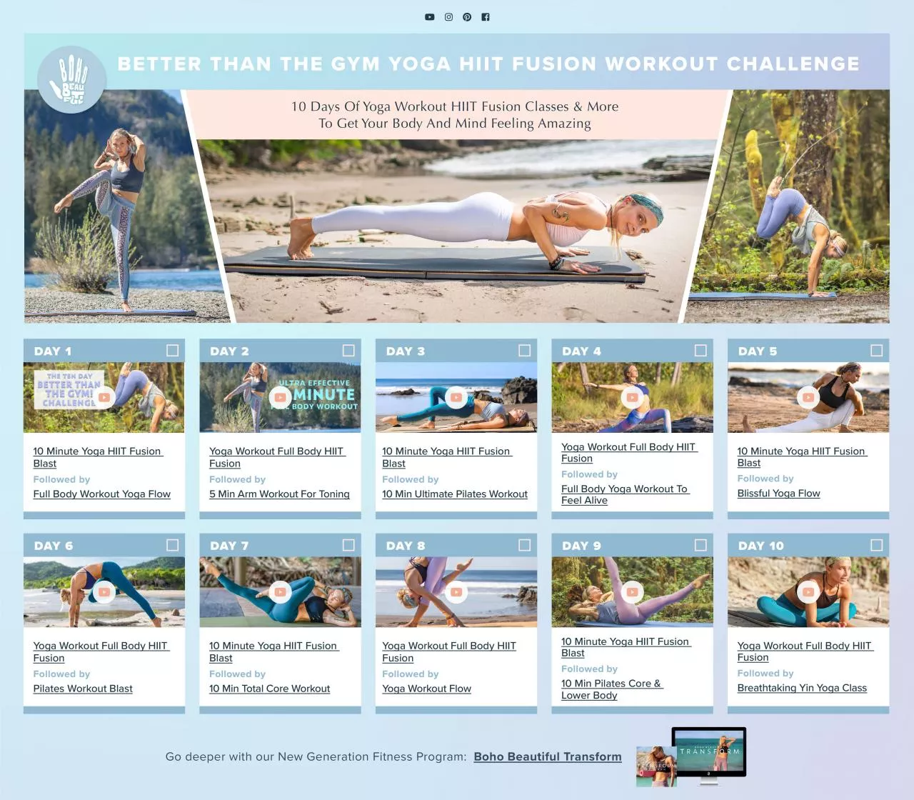 PDF-BETTER THAN THE GYM YOGA HIIT FUSION WORKOUT CHALLENGE