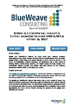 Global Dry Transformer Market