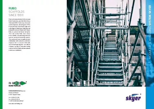 WHY SKYERBY CHOOSING THE SCAFFOLDING SKYER YOU CHOOSESafety durability