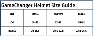 HYBAN Helmet Size Guide