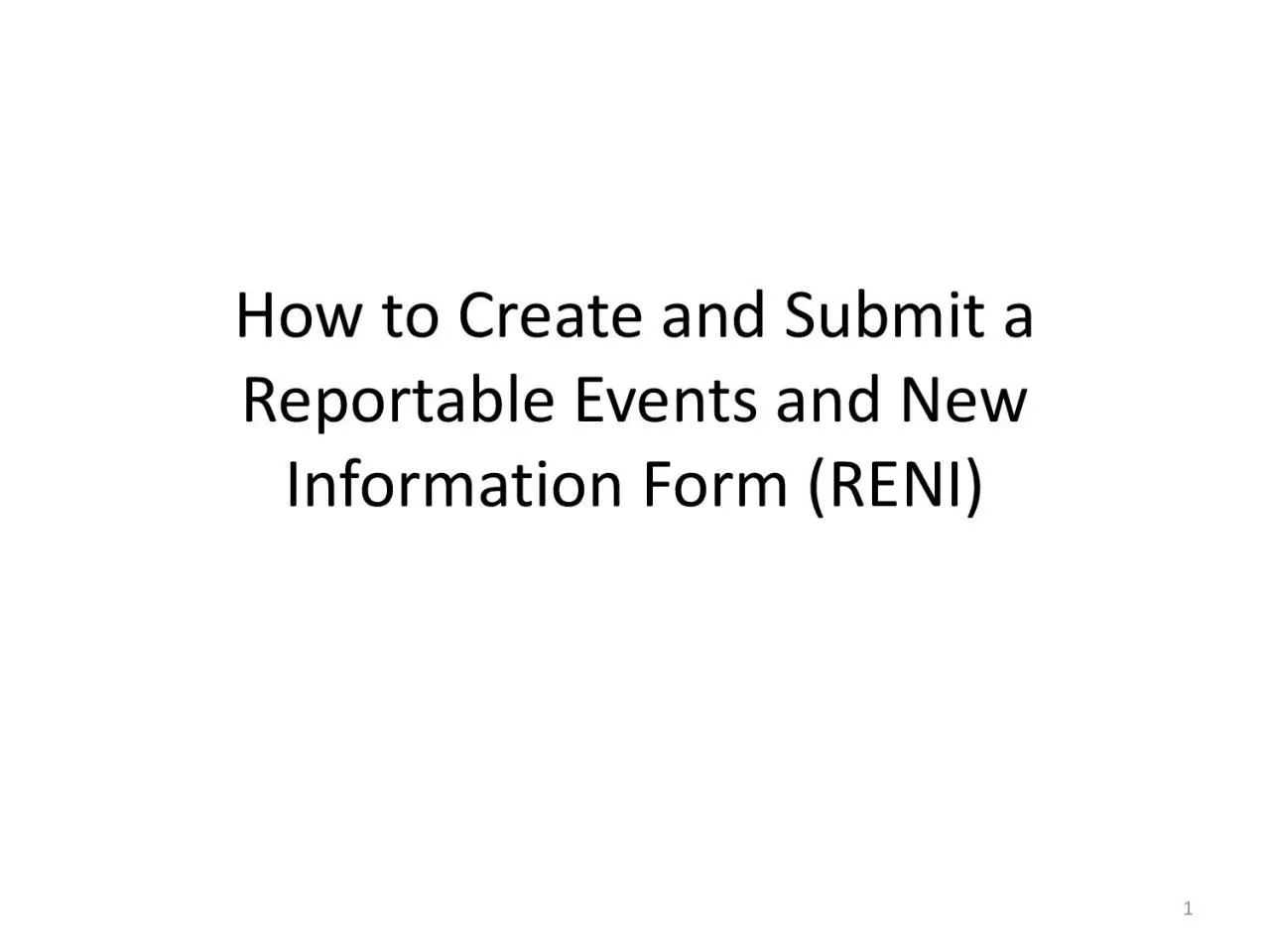 PDF-How to Create and Submit a