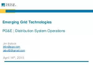 Emerging Grid Technologies