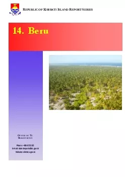 PDF-BeruAll other outer islandsSouth Tarawa including BetioAll KiribatiPop