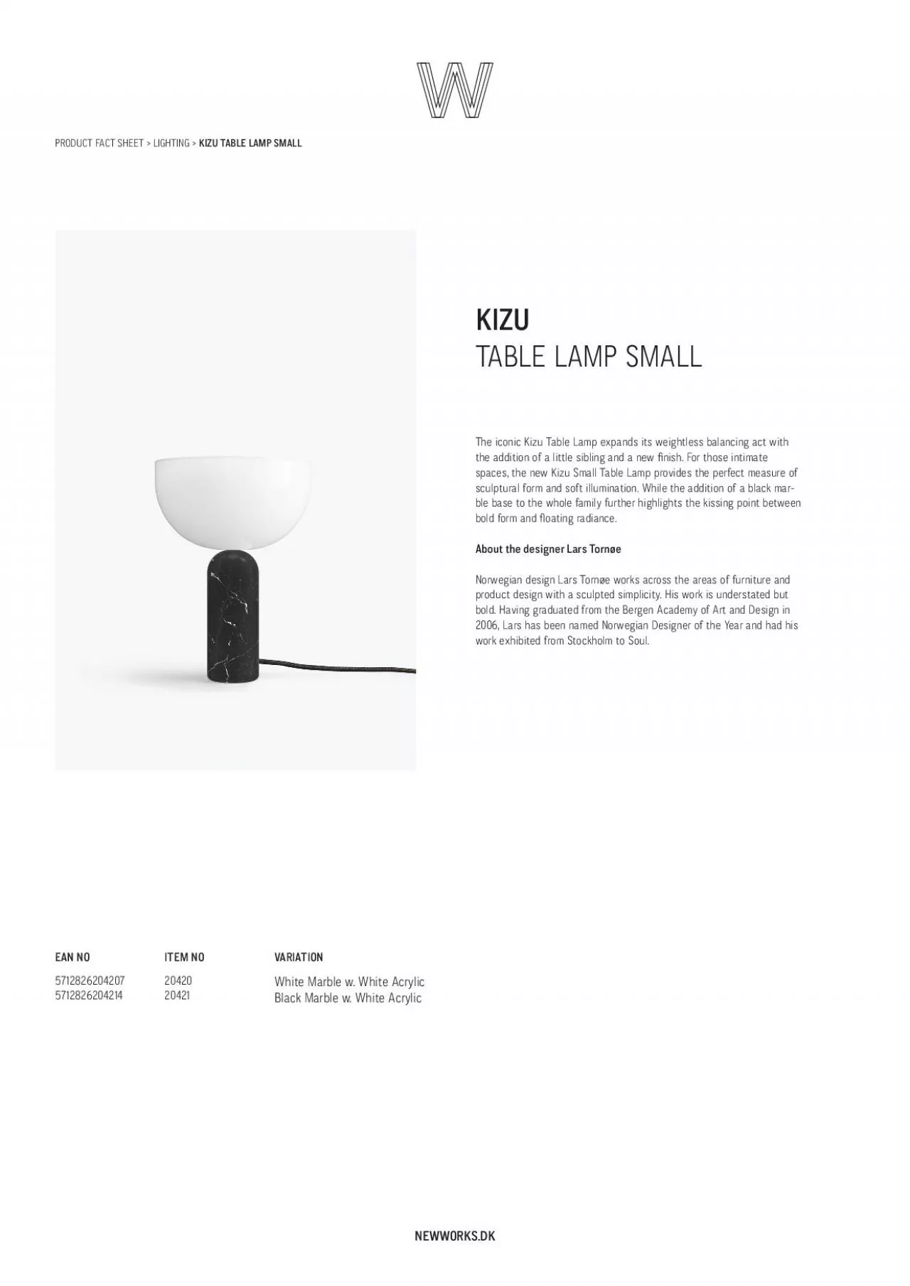 PDF-TABLE LAMP SMALL