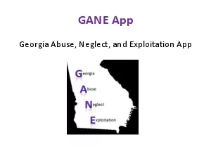 Georgia Abuse Neglect and Exploitation App