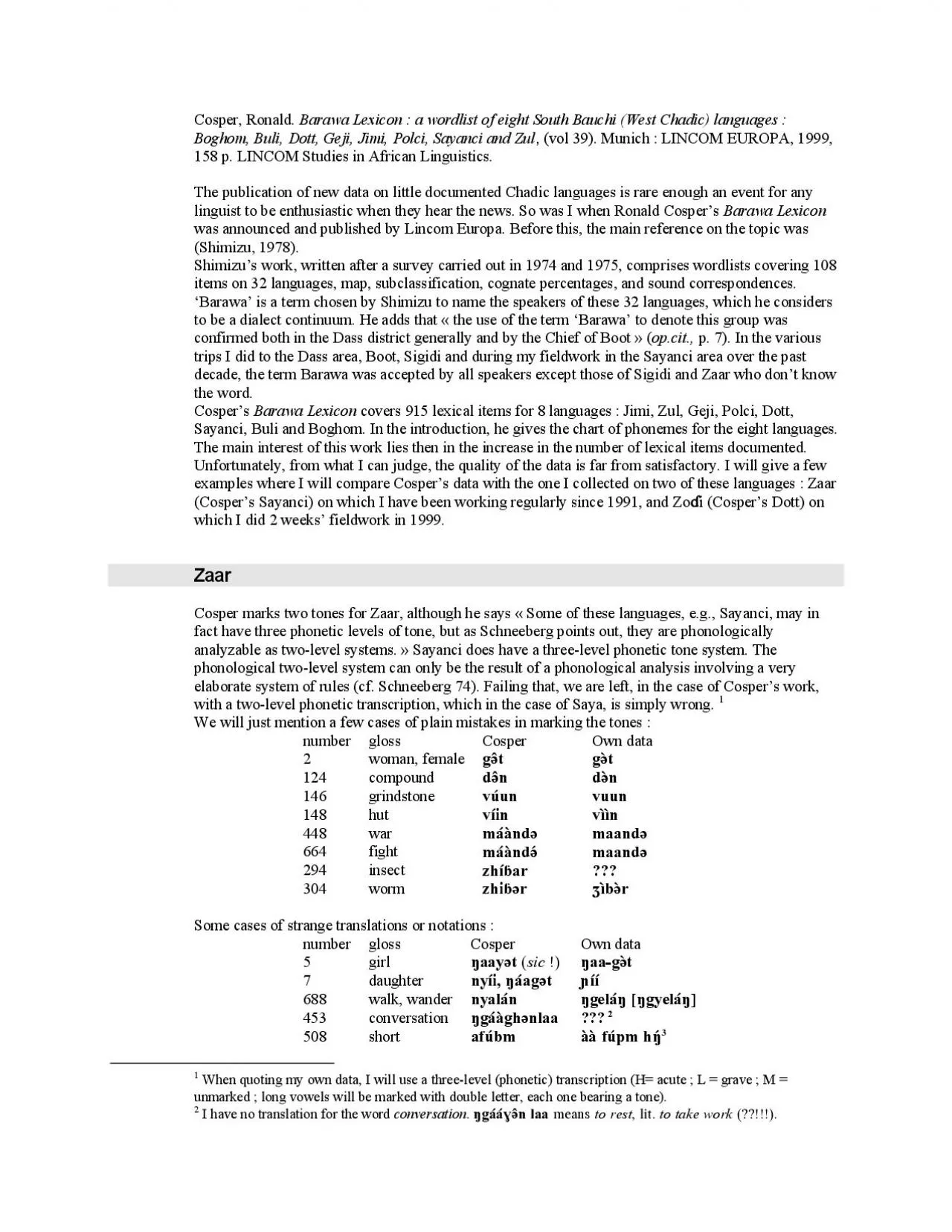 PDF-Barawa Lexicon a wordlist of eight South Bauchi West Chadic languages