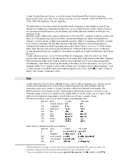 Barawa Lexicon  a wordlist of eight South Bauchi West Chadic languages