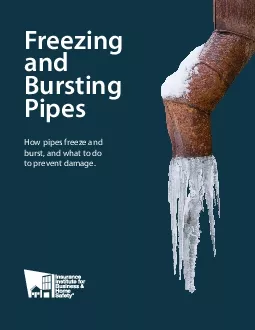 How pipes freeze and