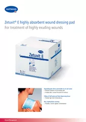 Wound Management Zetuvit E highly absorbent wound dres