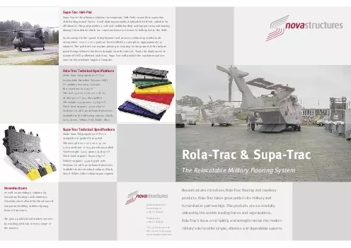 Novastructures introduces RolaTrac x0066006C ooring and roadway