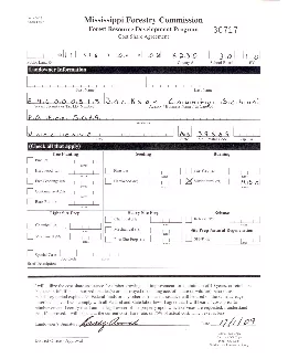 Form6602Revised397MississippiForestryCommissionForestResourceDevelopm