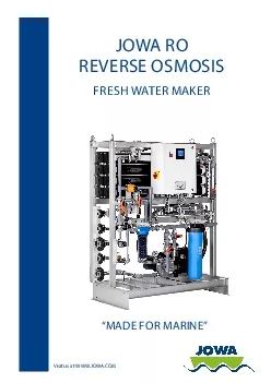 REVERSE OSMOSIS