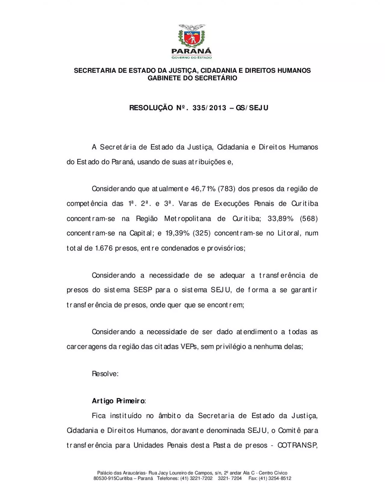 PDF-SECRETARIA DE ESTADO DA JUSTIA CIDADANIA E DIREITOS HUMANOS