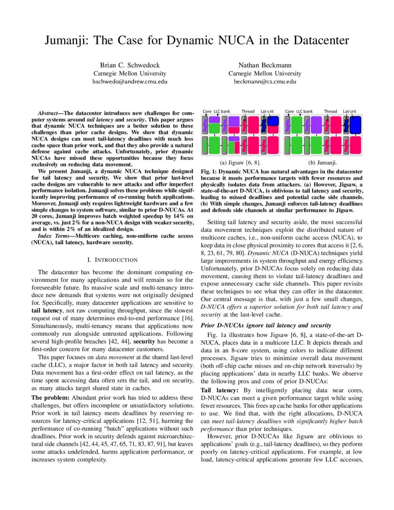 PDF-JumanjiTheCaseforDynamicNUCAintheDatacenterBrianCSchwedockCarnegieMell