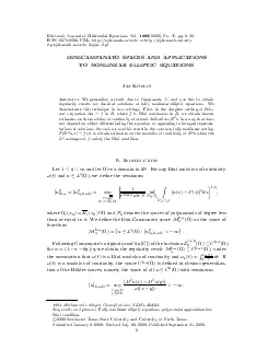 ElectronicJournalofDi11erentialEquationsVol1999No37pp120ISSN10726691U