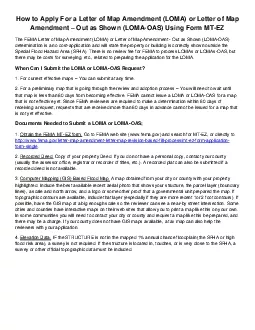 How to Apply For a Letter of Map Amendment LOMA or Letter of Map Amend