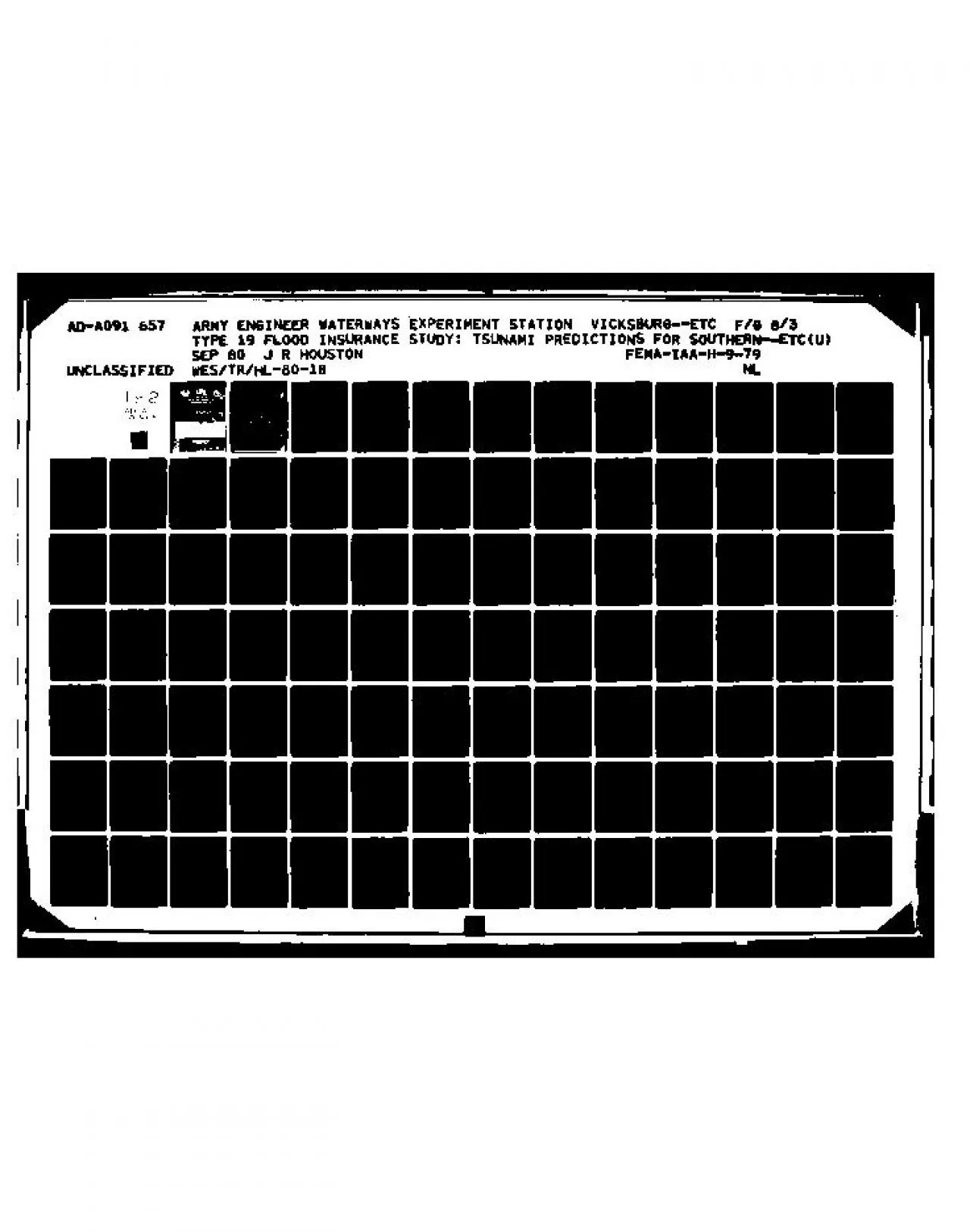 PDF-7 AA95 657 ARMY ENGINEER WATERWAYS EXPERIMENT STATION VICKSBURGETC