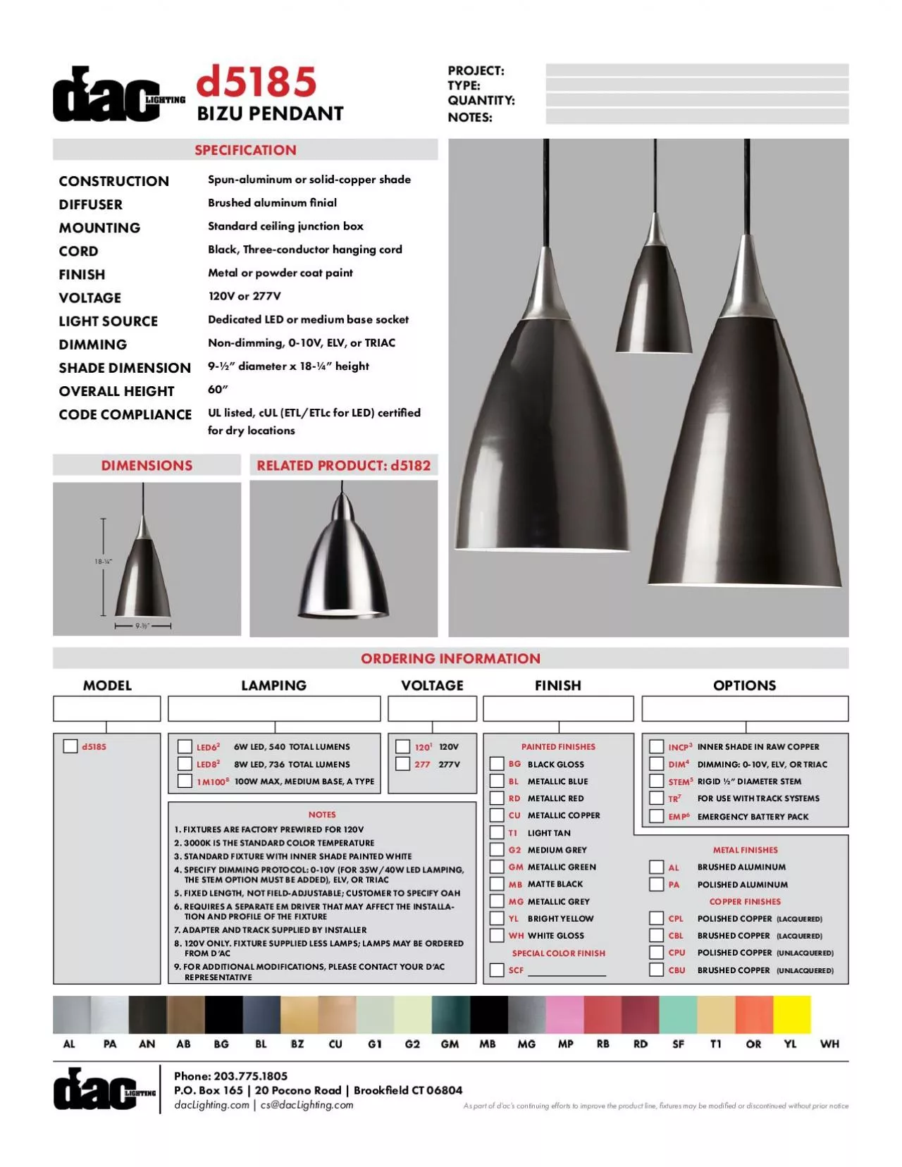 PDF-RELATED PRODUCT d5182277V277PAINTED FINISHES120V120Spunaluminum or so