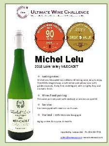 tasting notes Michel Lelu Muscadet has crafted a refreshing wine easy