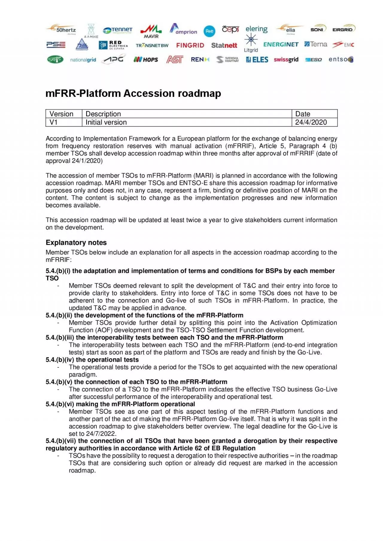 PDF-Accession roadmap