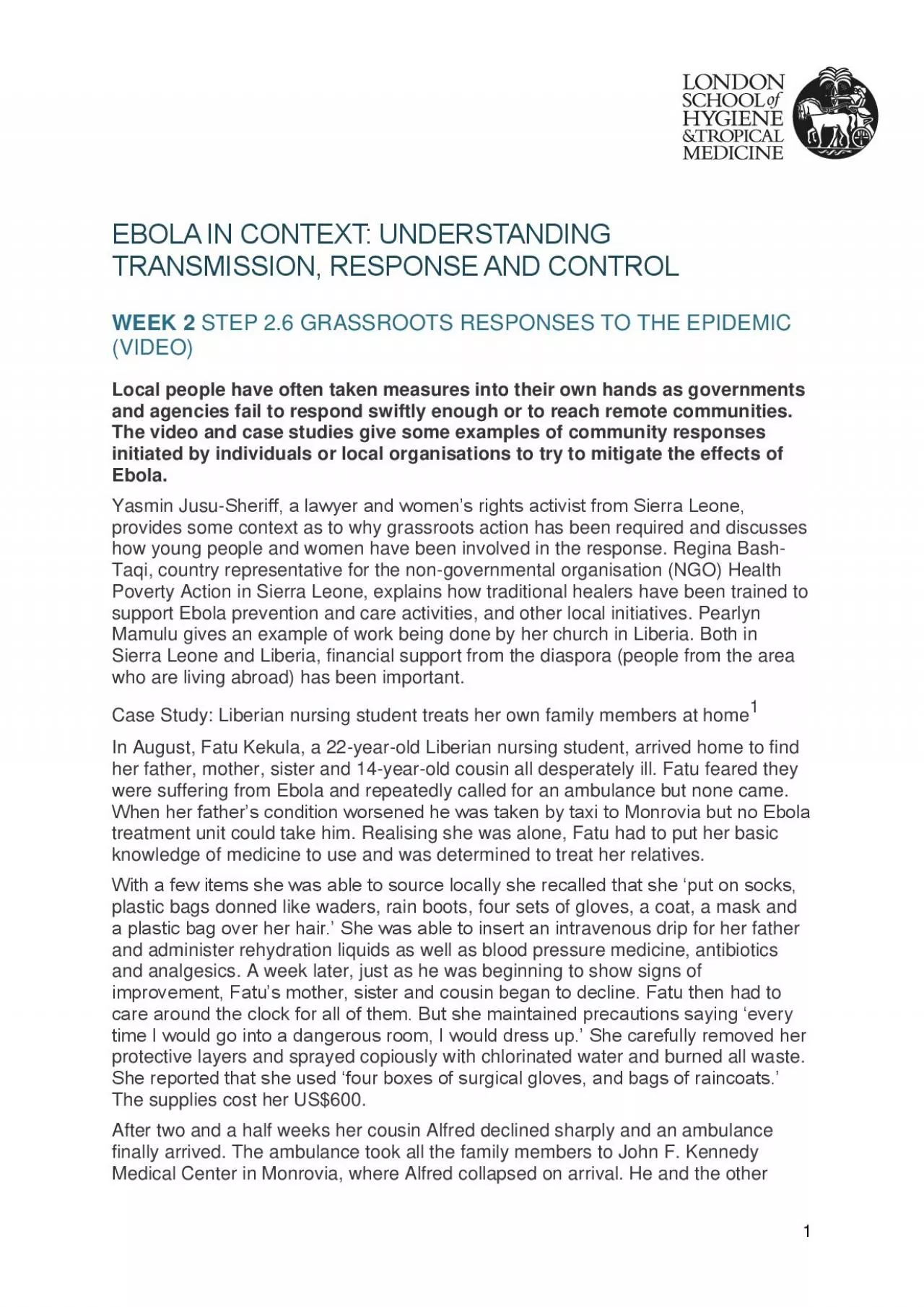 PDF-EBOLA IN CONTEXT UNDERSTANDING