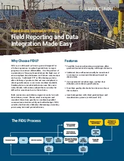 FiDU is a webbased software system designed for offshore operators to