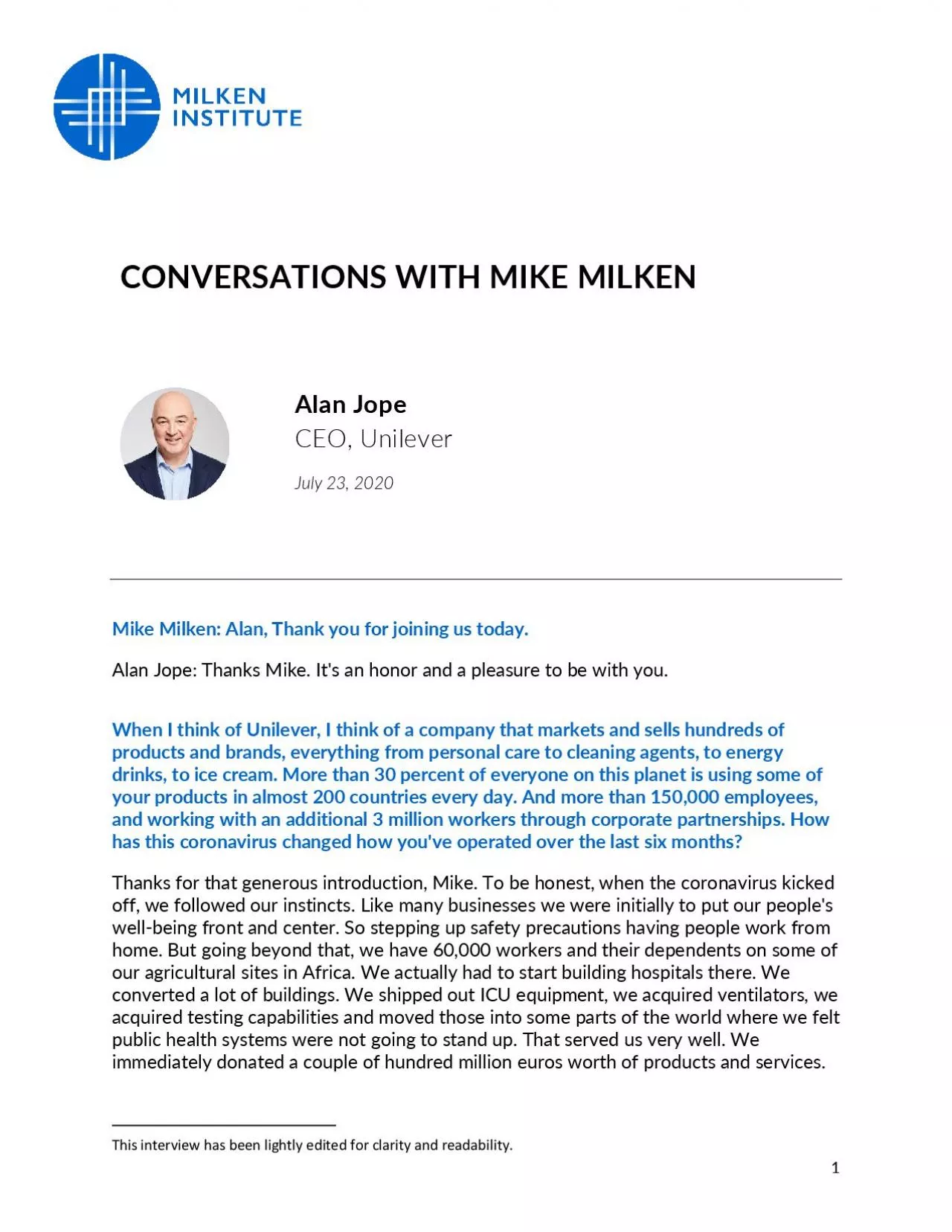 PDF-CONVERSATIONS WITH MIKE MILKEN