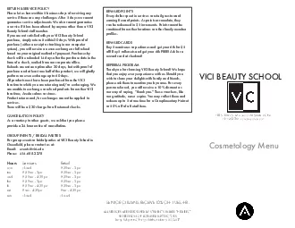 VICI BEAUTY SCHOOL