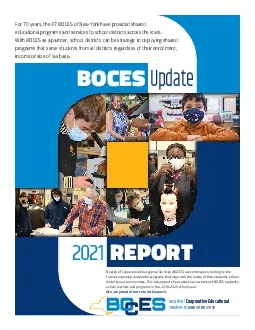 For 70 years the 37 BOCES of New York have provided shared