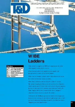 Wibe Ladder is supplied by MITA and complements the othercable support