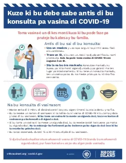 Kuze ki bu debe sabe antis di bu konsulta pa vasina di COVID19 Antis