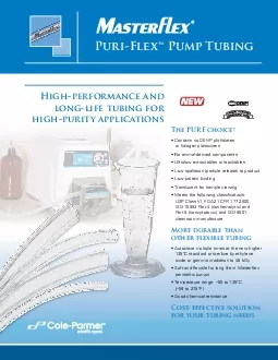 Highperformance and longlife tubing for highpurity applications