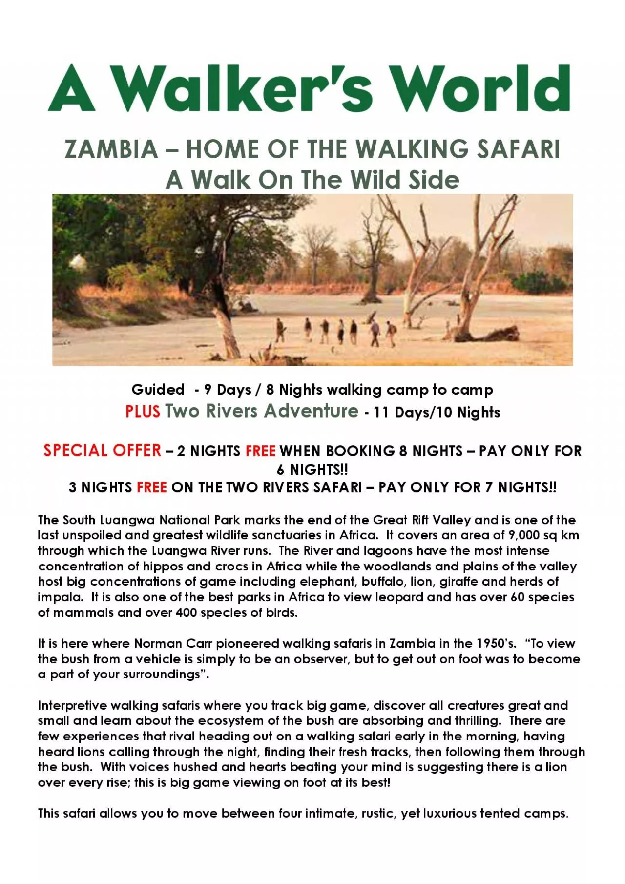 PDF-HOME OF THE WALKING SAFARI