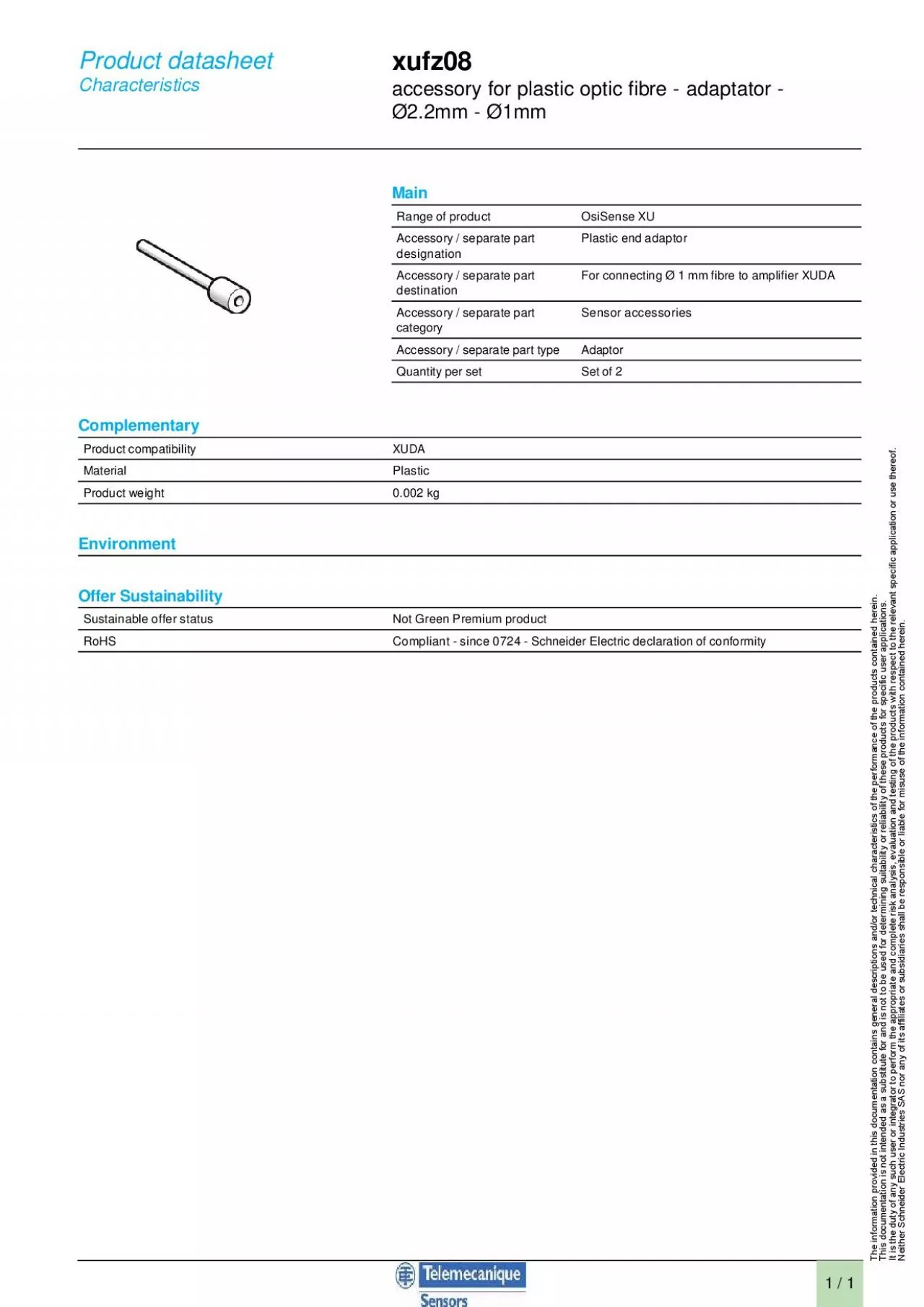 PDF-Product datasheet