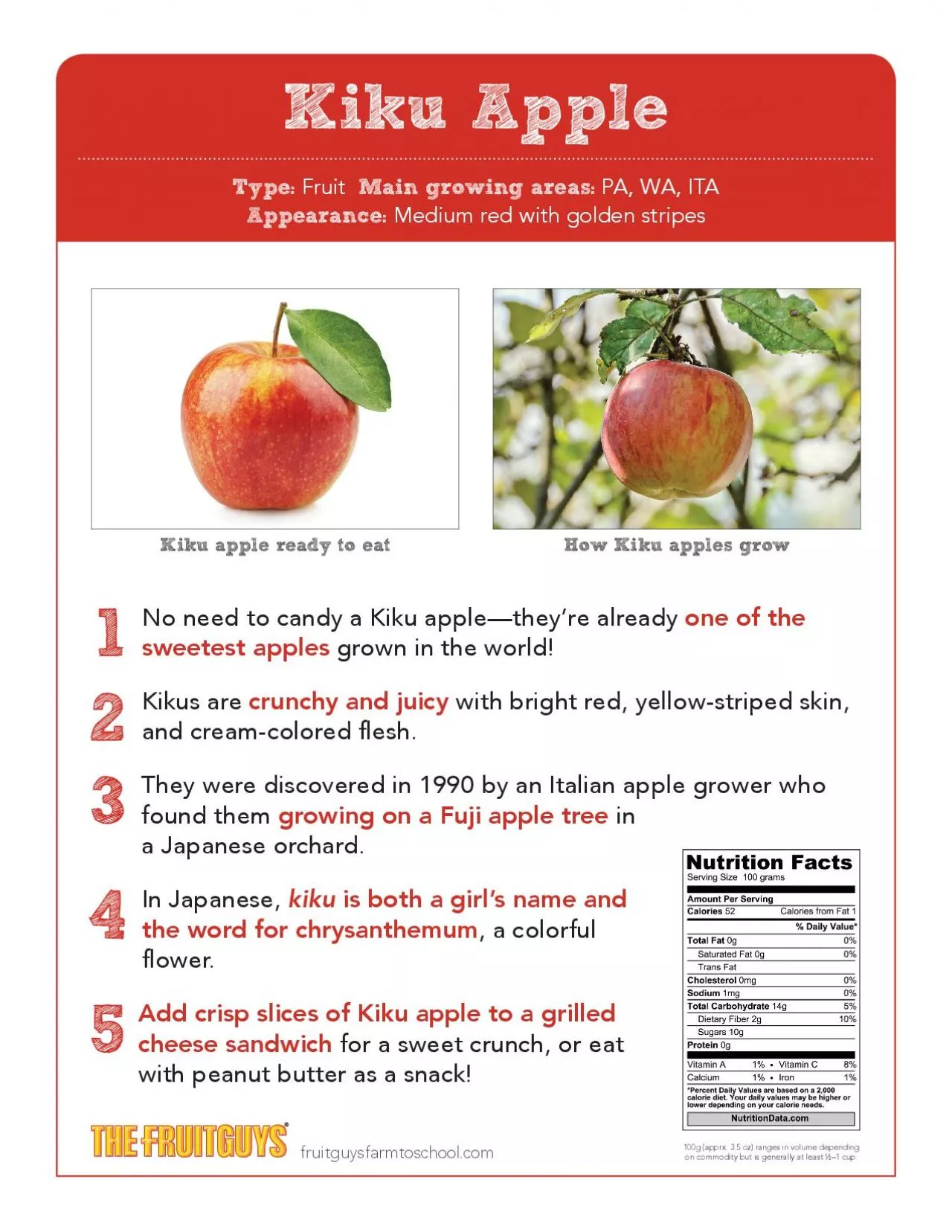 PDF-fruitguysfarmtoschoolcom100g apprx 35 oz ranges in volume depending on