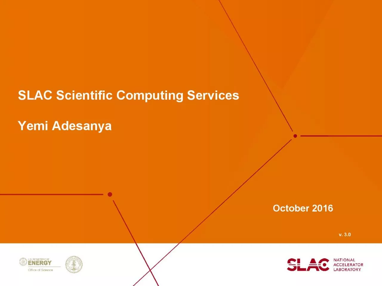 PDF-SLAC Scientific Computing Services