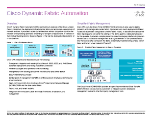 Cisco Dynamic Fabric Automation AtAGlance   Cisco ando