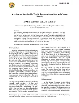 PDF-SEU Journal of Science and Engineering Vol 13 No 1 June 2019 Correspon