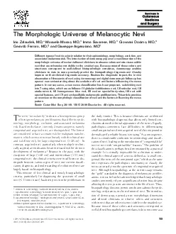 TheMorphologicUniverseofMelanocyticNeviIrisZalaudekMDManuelaManzoMDImm