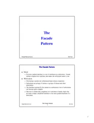 Design Patterns In Java Bob Tarr The Facade Pattern Bo