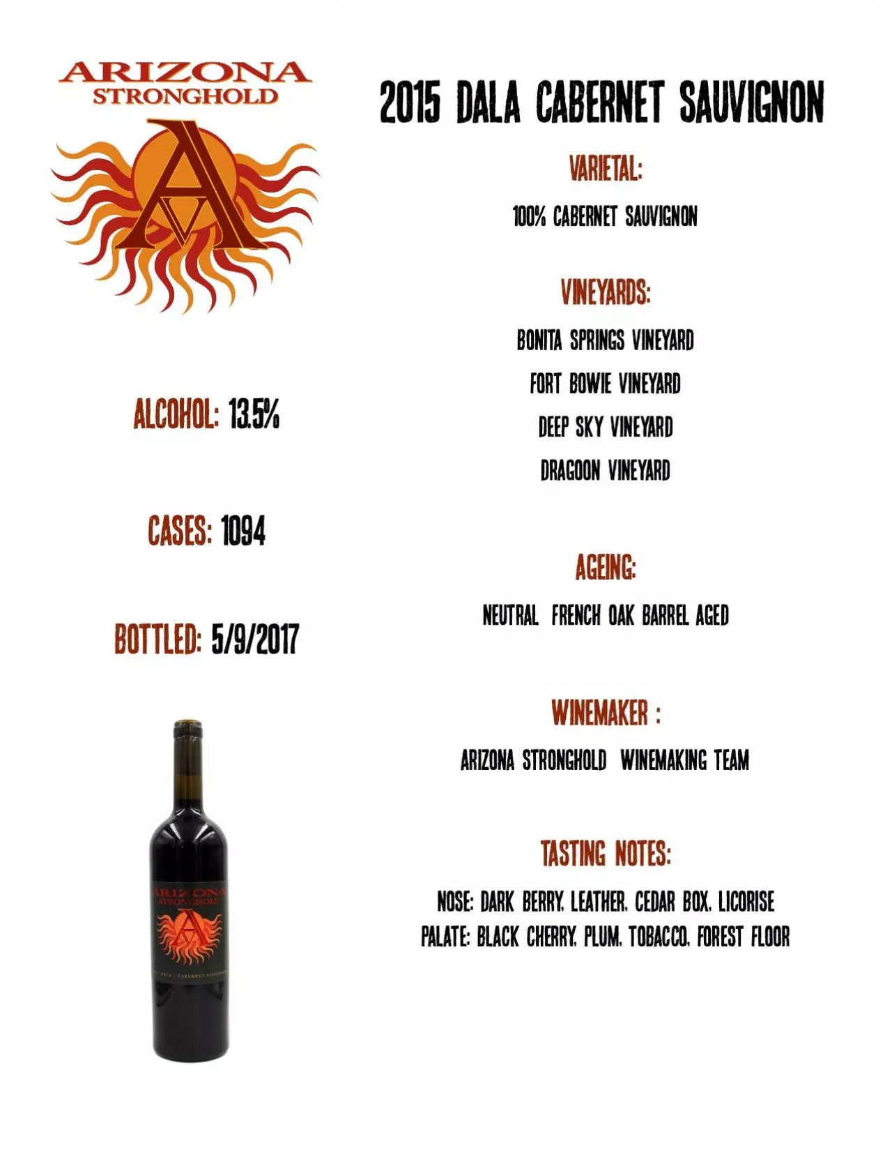 PDF-2015 Dala Cabernet Sauvignon