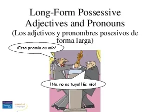 Form Possessive