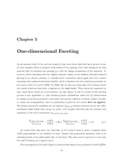 Chapter  Onedimensional Faceting As an essential resul