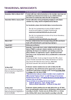 For the DIS Reinvestment Notice issued on 3 April 2017 as an example