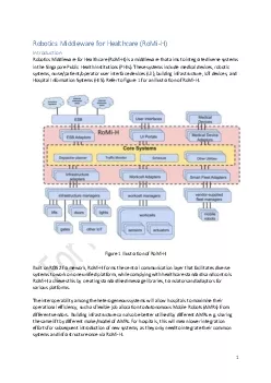 Robotics Middleware for Healthcare RoMi