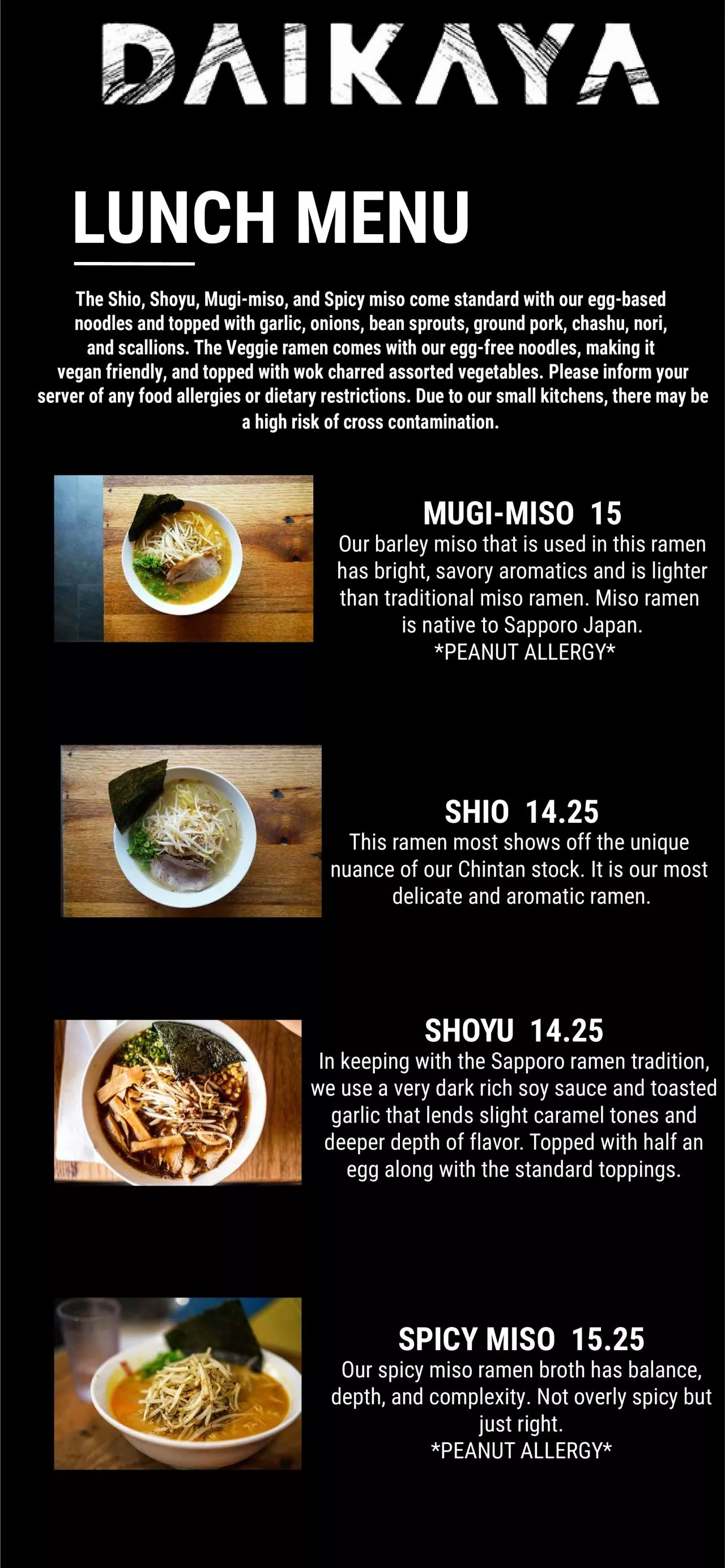 PDF-The Shio Shoyu Mugimiso and Spicy miso come standard with our eggbas